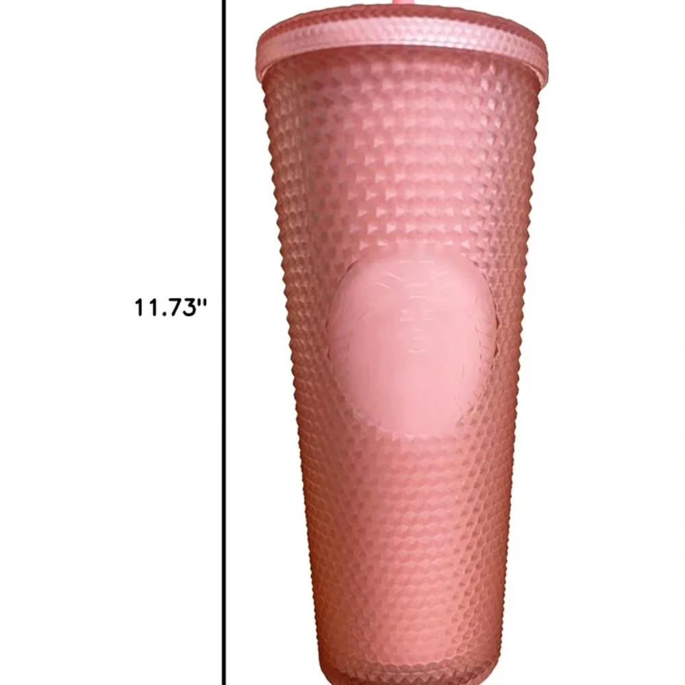 ❗️Starbucks Rose Pink Studded Tumbler with Straw
